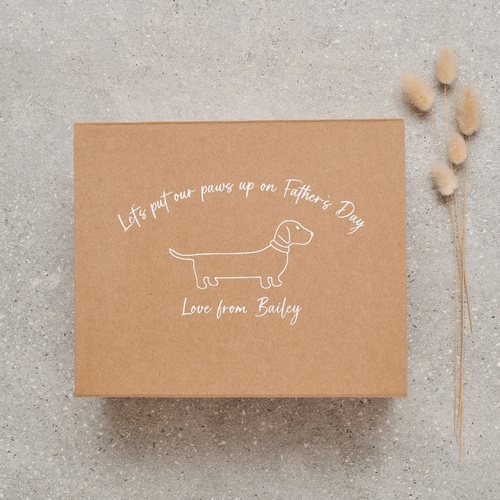 LUXURY PERSONALISED DACHSHUND FATHER'S DAY HAMPER