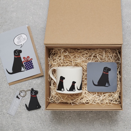 PERSONALISED BLACK LABRADOR FATHER'S DAY HAMPER