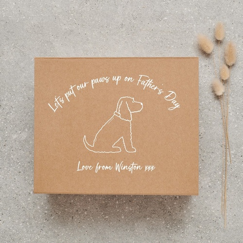LUXURY PERSONALISED COCKER SPANIEL FATHER'S DAY HAMPER
