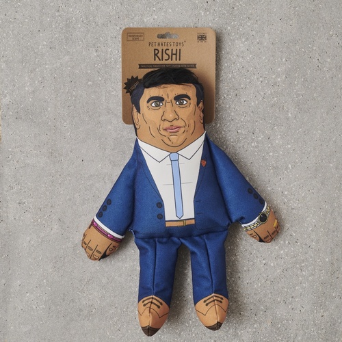 Rishi Sunak Parody Dog Toy