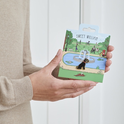 Schnauzer (Black) Dog Pin