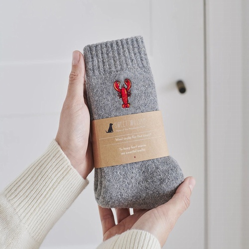 Lobster Wool Socks