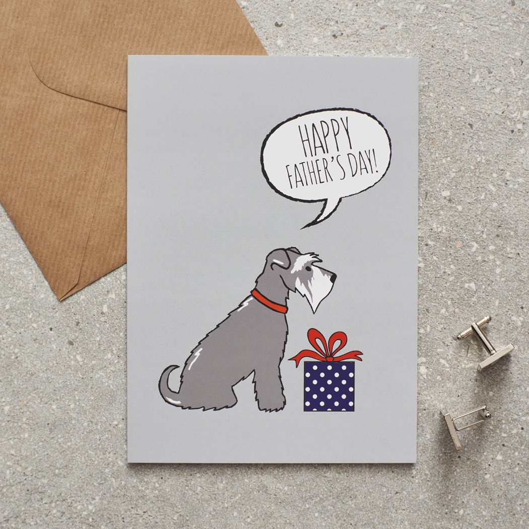 LUXURY PERSONALISED SCHNAUZER FATHER'S DAY HAMPER