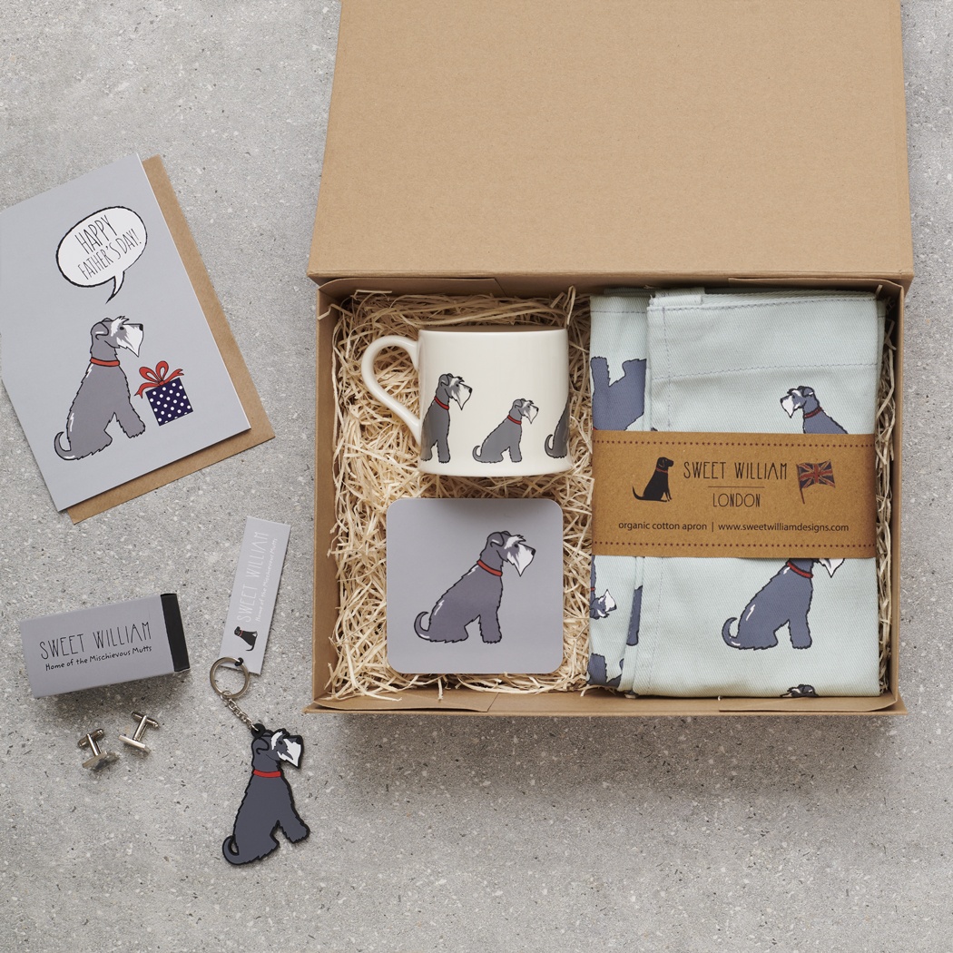 LUXURY PERSONALISED SCHNAUZER FATHER'S DAY HAMPER