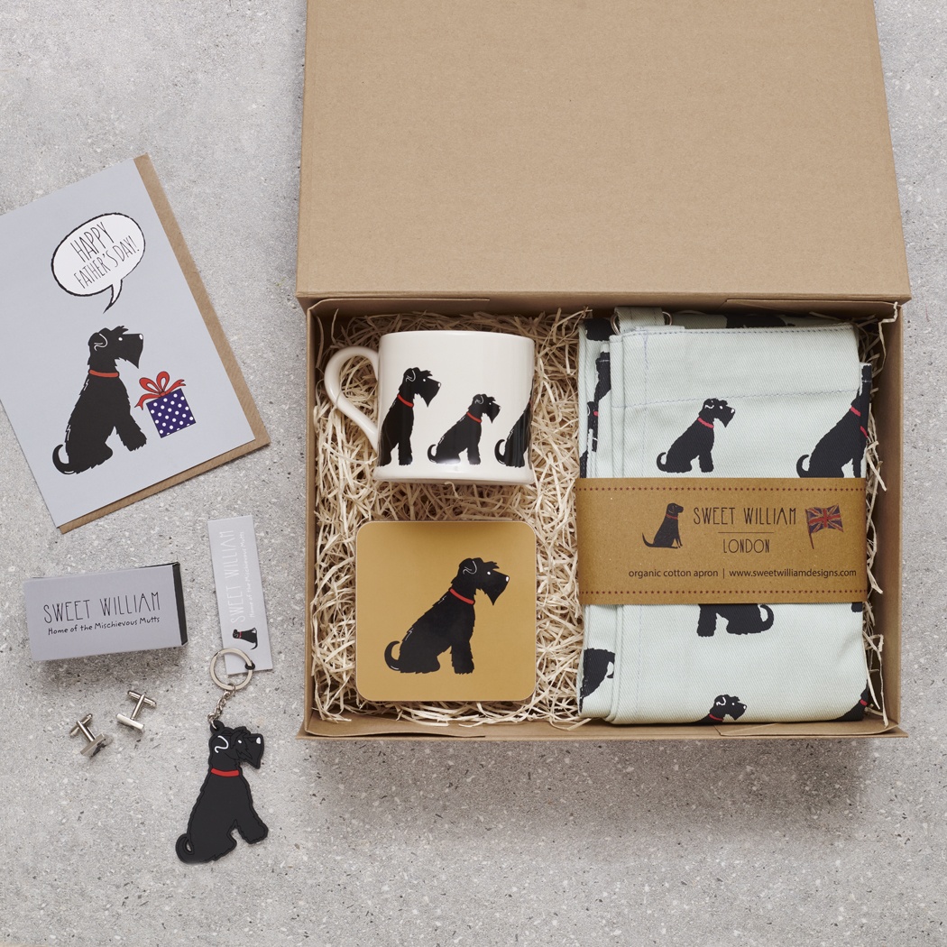 LUXURY PERSONALISED SCHNAUZER FATHER'S DAY HAMPER