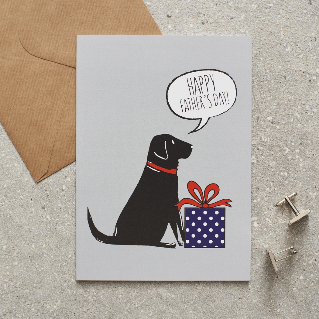 LUXURY PERSONALISED BLACK LABRADOR FATHER'S DAY HAMPER