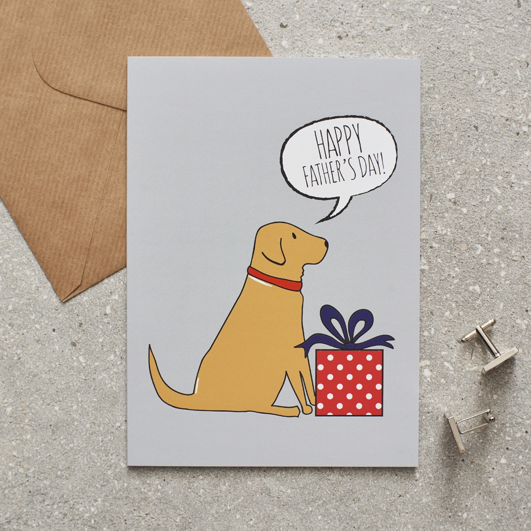 PERSONALISED FOX RED LABRADOR FATHER'S DAY HAMPER
