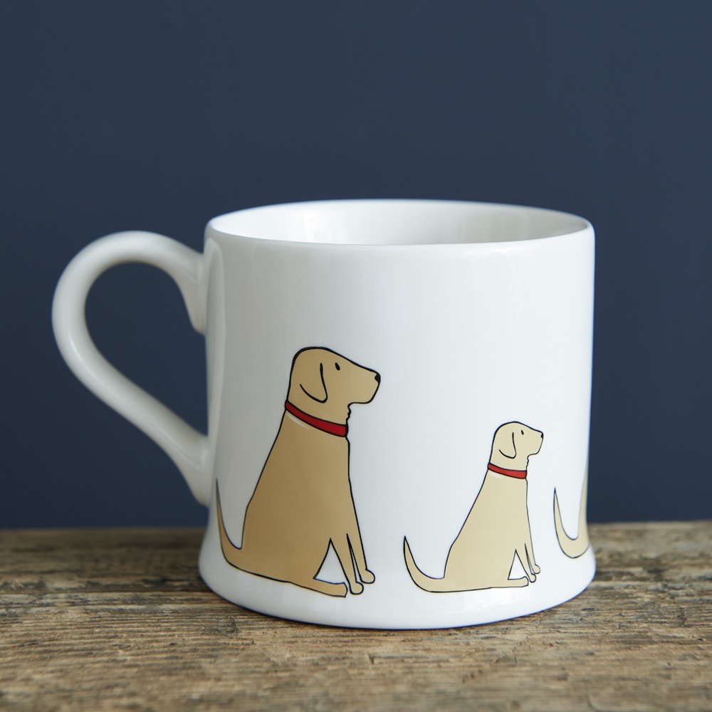 PERSONALISED YELLOW LABRADOR FATHER'S DAY HAMPER