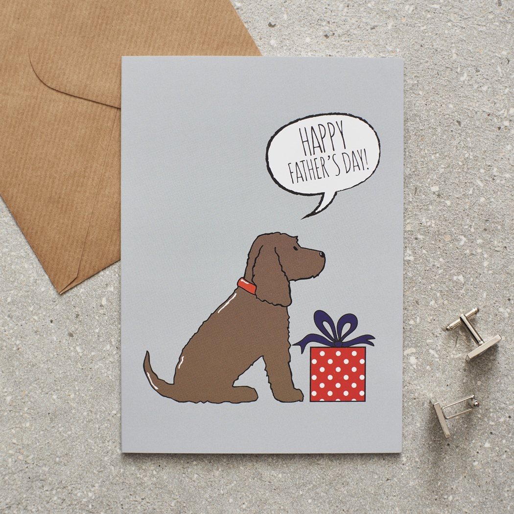 LUXURY PERSONALISED COCKER SPANIEL FATHER'S DAY HAMPER