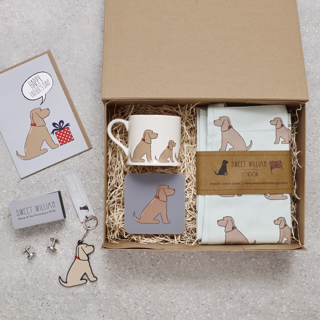 LUXURY PERSONALISED COCKER SPANIEL FATHER'S DAY HAMPER