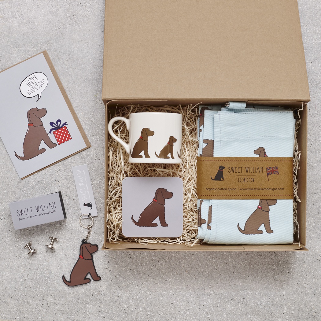 LUXURY PERSONALISED COCKER SPANIEL FATHER'S DAY HAMPER