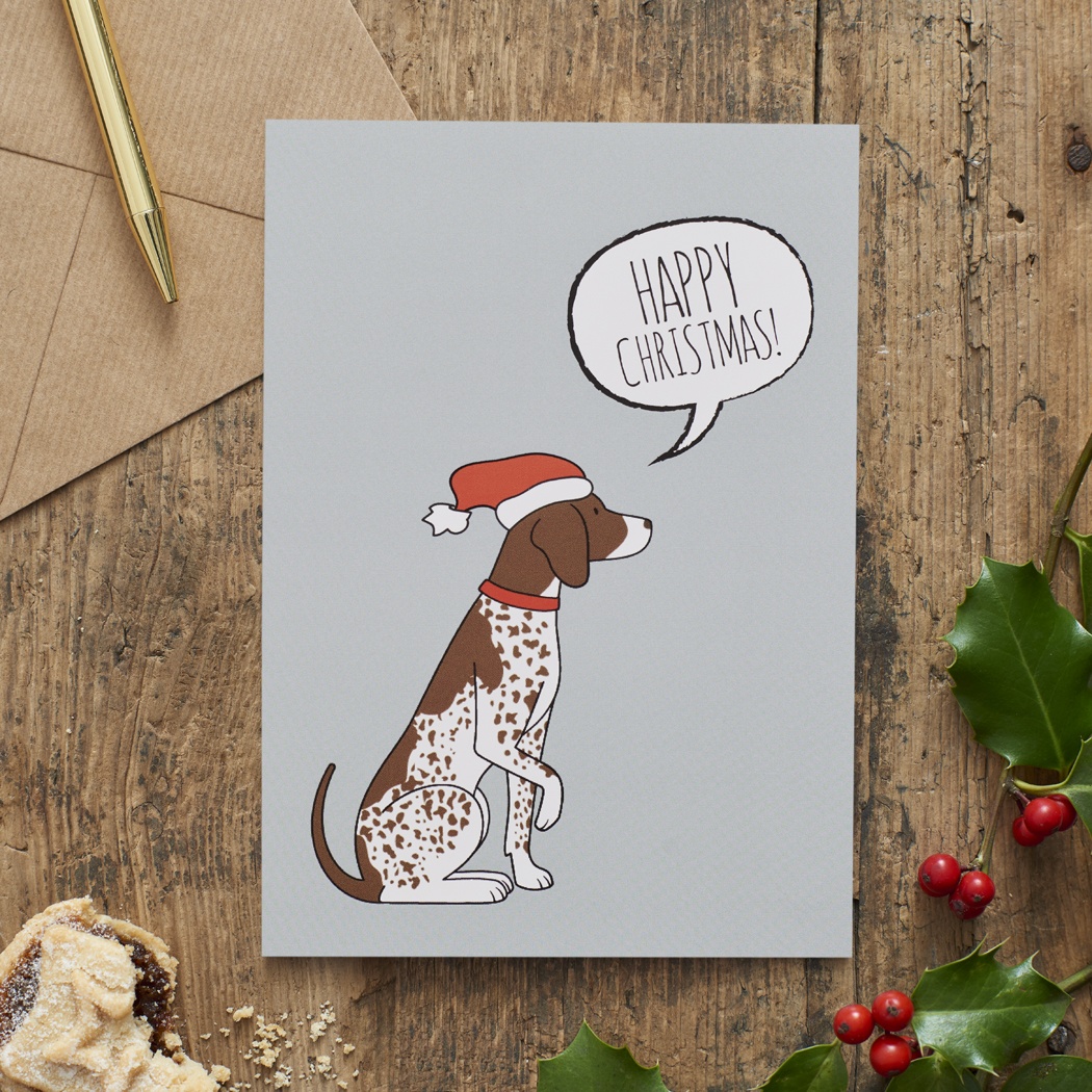 German Shorthaired Pointer Christmas Card