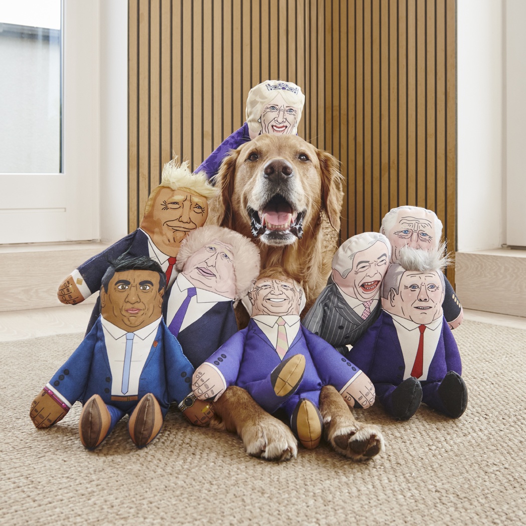 Boris Johnson Parody Dog Toy
