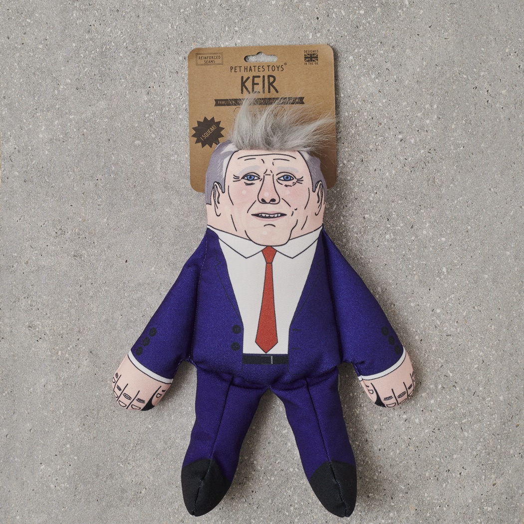 Keir Starmer Parody Dog Toy