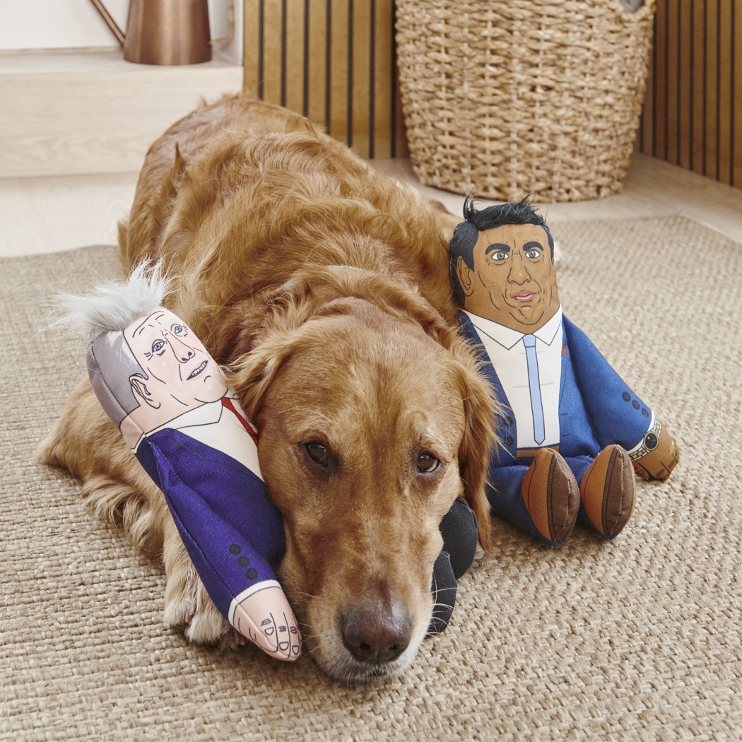 Keir Starmer Parody Dog Toy