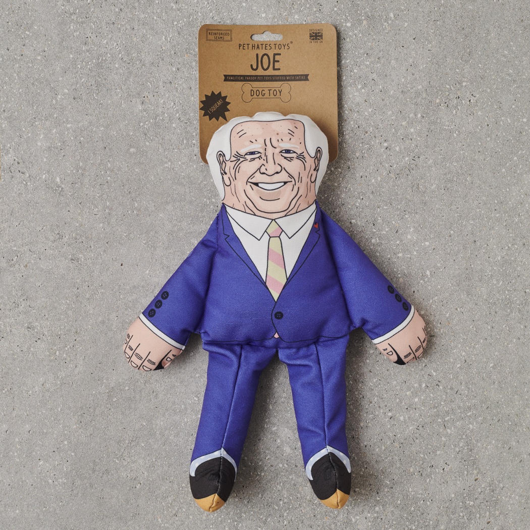 Joe Biden Parody Dog Toy