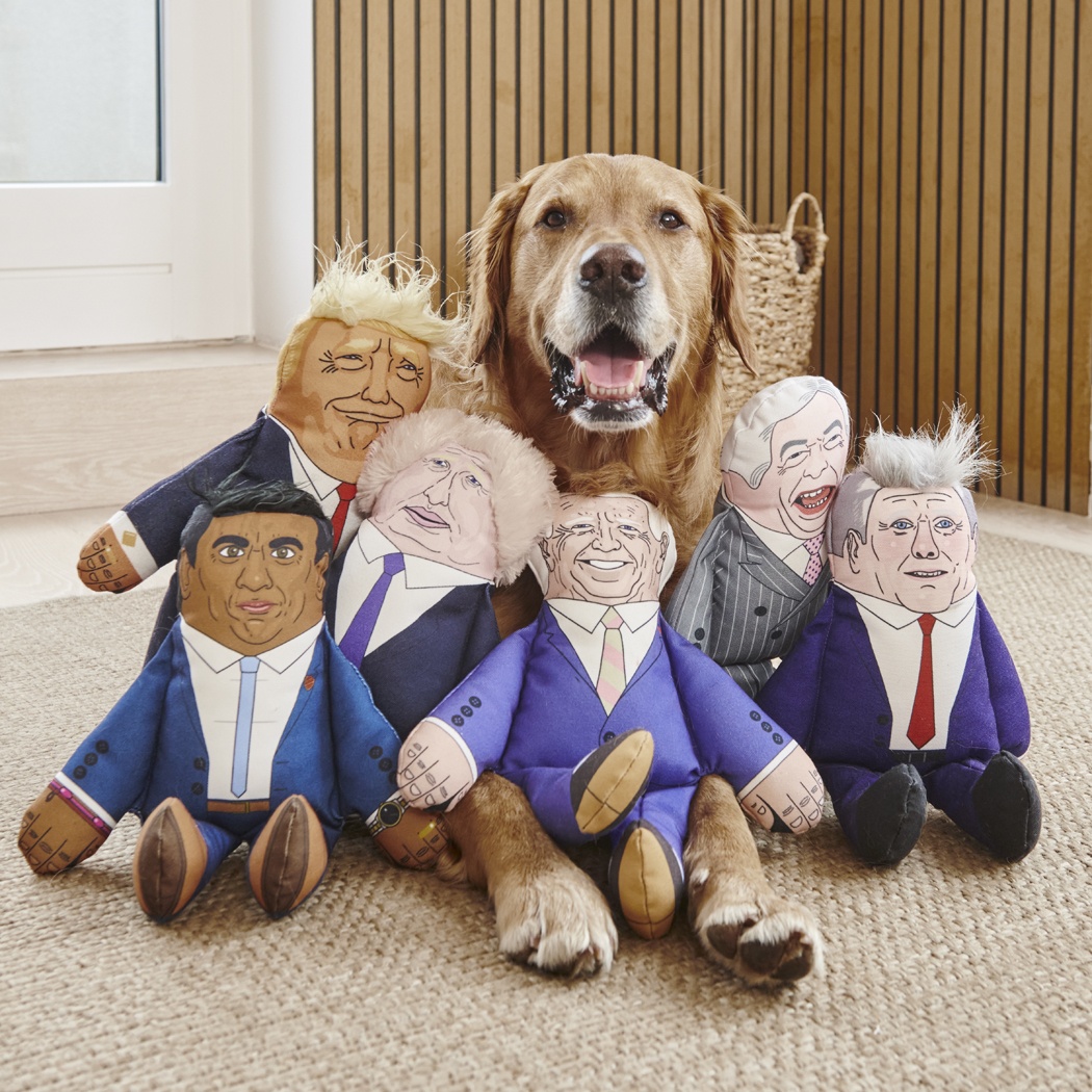 Joe Biden Parody Dog Toy