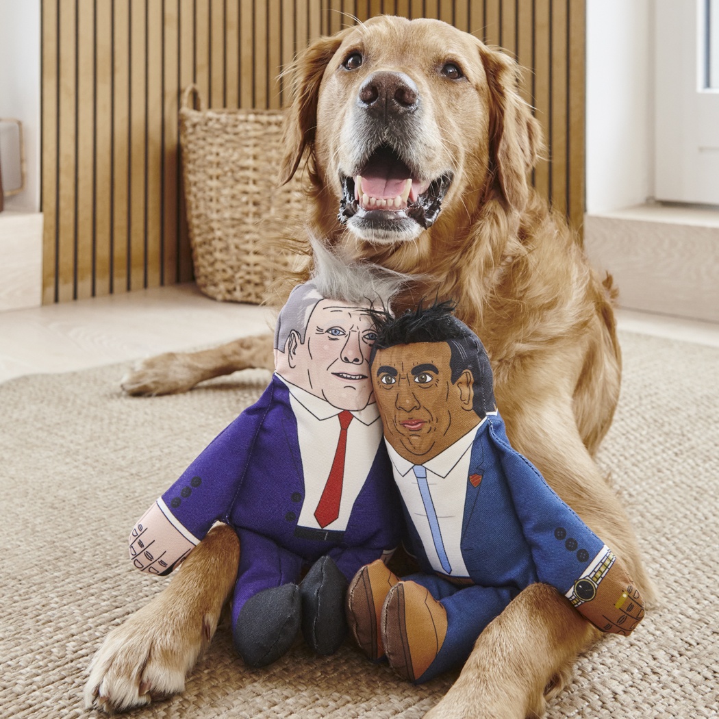 Rishi Sunak Parody Dog Toy
