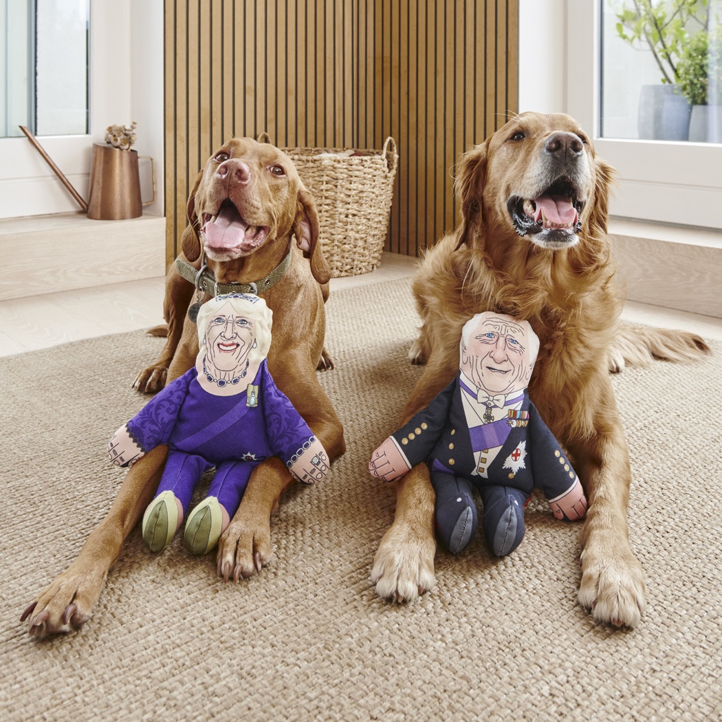 King Charles Parody Dog Toy