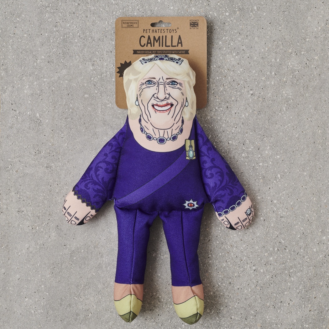 Camilla, Queen Consort Parody Dog Toy