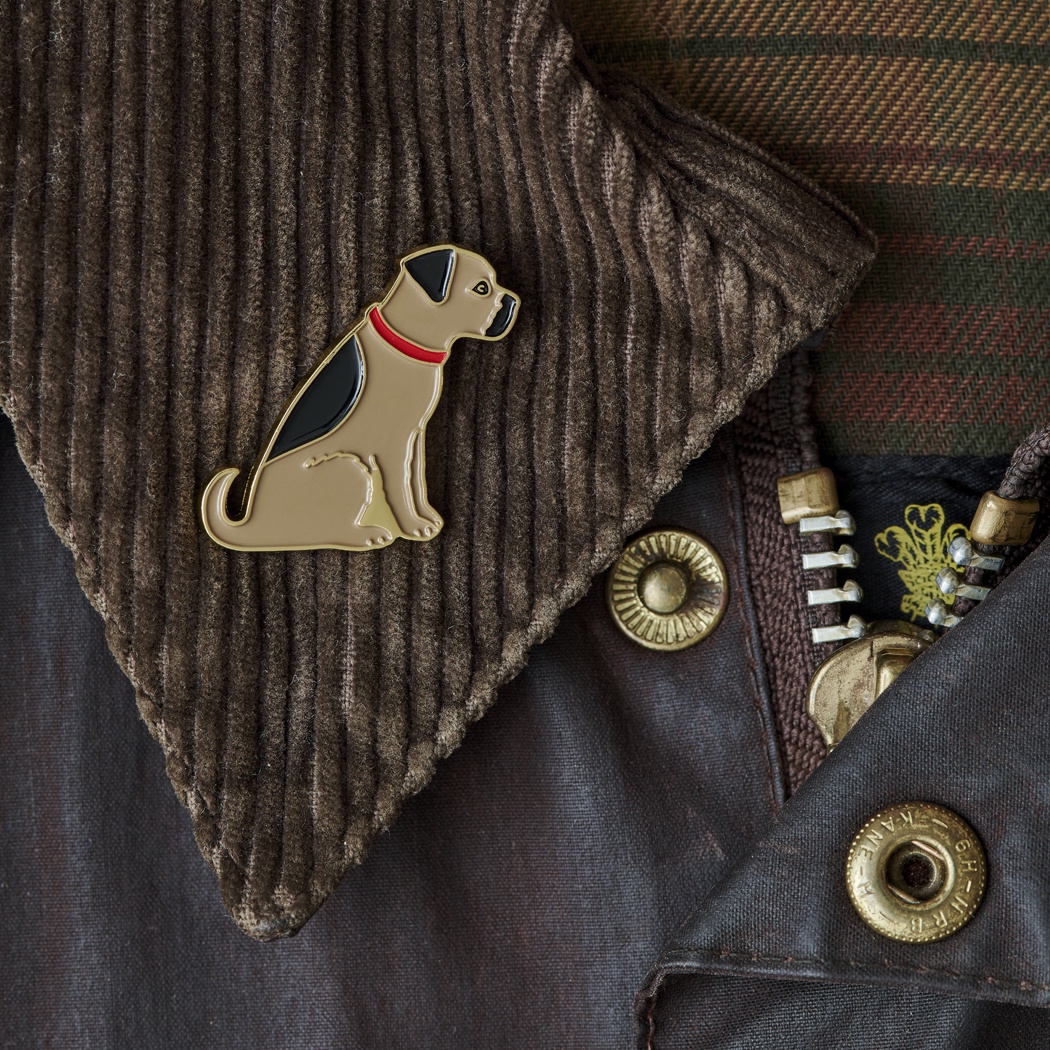 Border Terrier Dog Pin