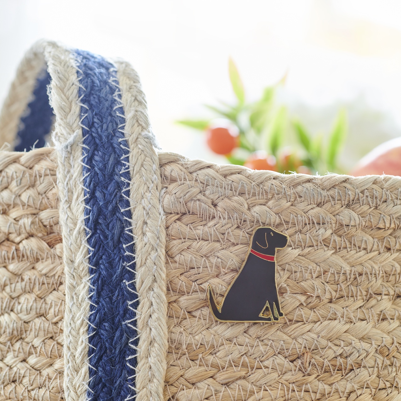 Chocolate Labrador Dog Pin