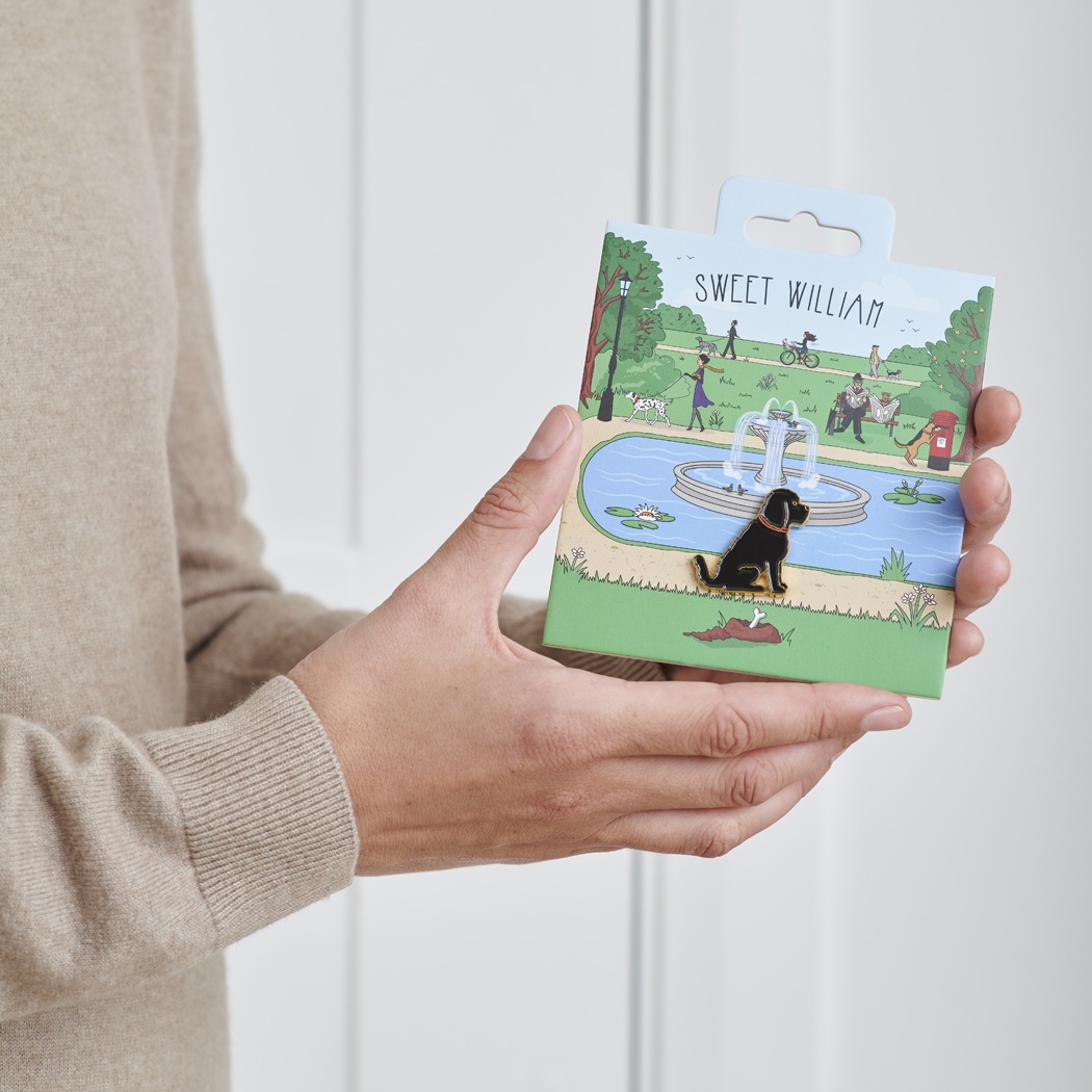 Cockapoo / Labradoodle (Black) Dog Pin