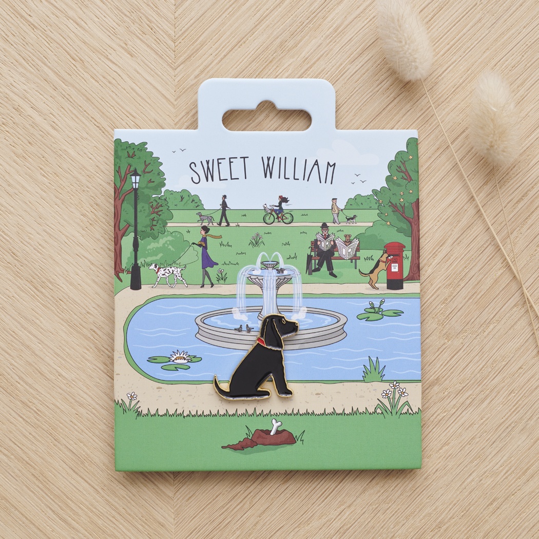 Cocker Spaniel (Black) Dog Pin