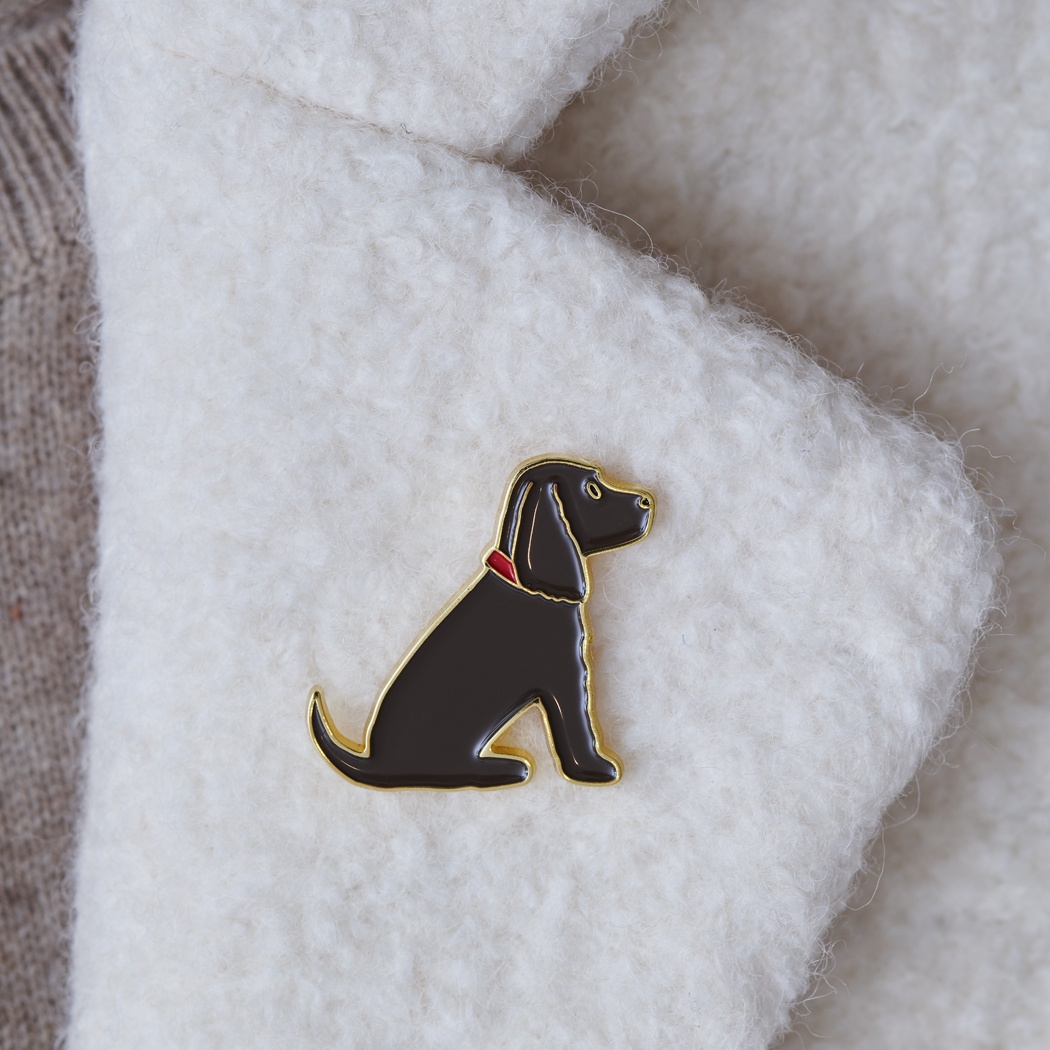 Cocker Spaniel (Black) Dog Pin