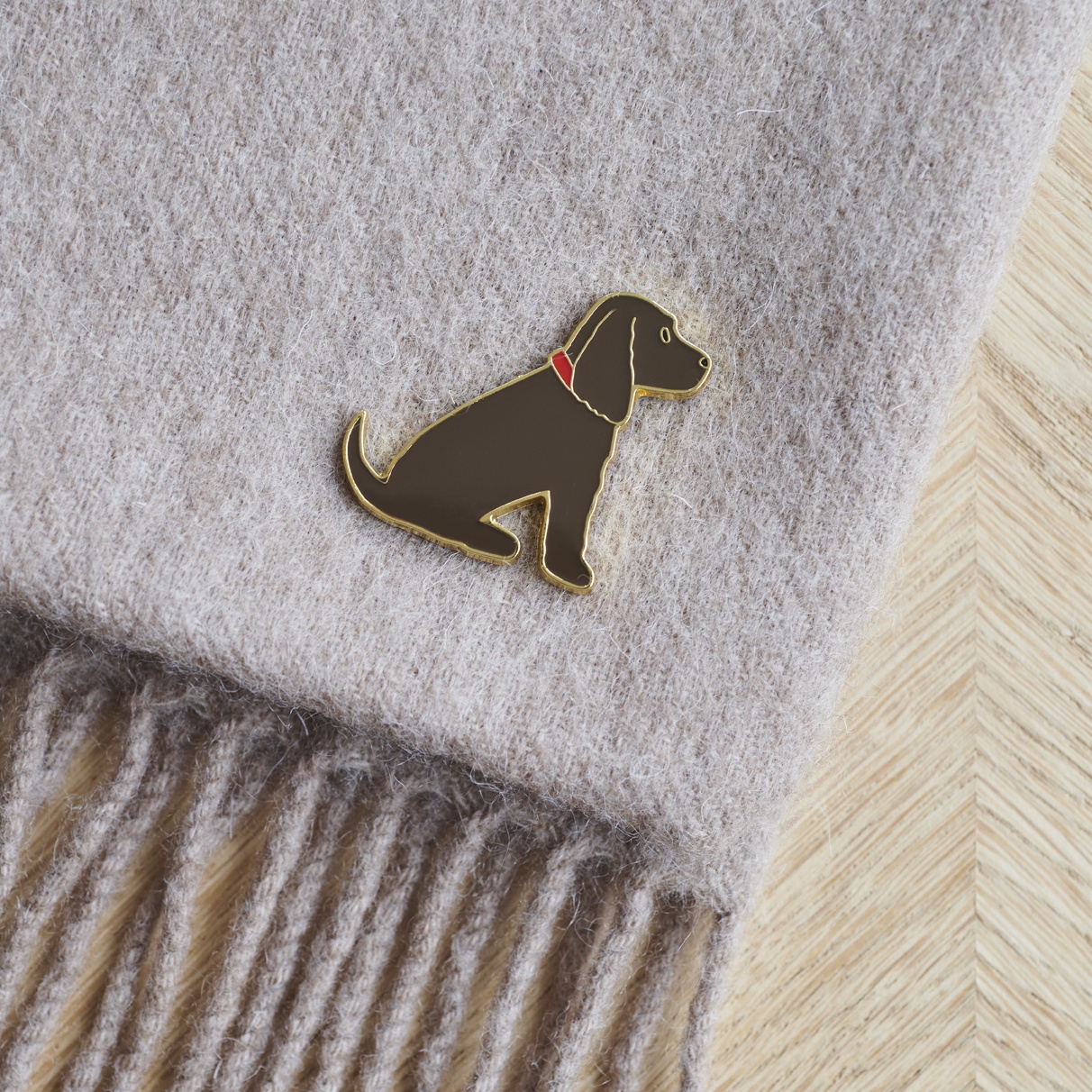 Cocker Spaniel (Chocolate) Dog Pin