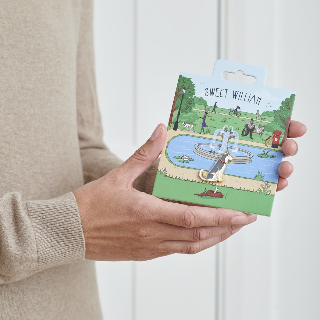 Husky / Alaskan Malamute Dog Pin Husky / Alaskan Malamute Dog Pin