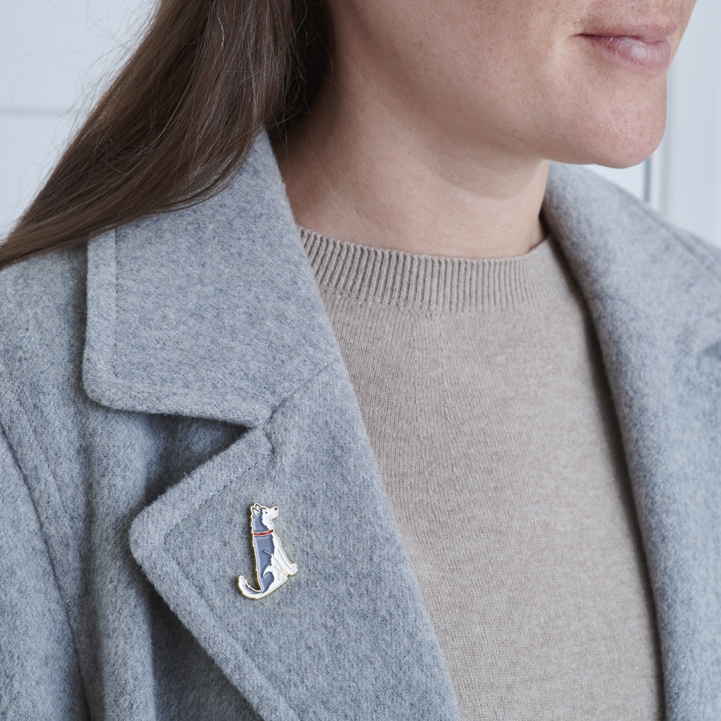 Husky / Alaskan Malamute Dog Pin Husky / Alaskan Malamute Dog Pin