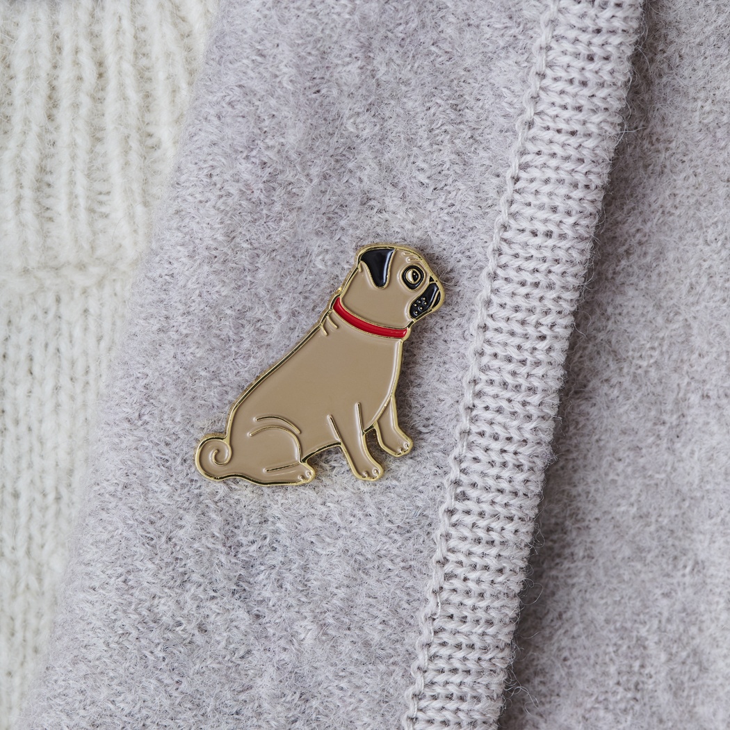 Pug Dog Pin