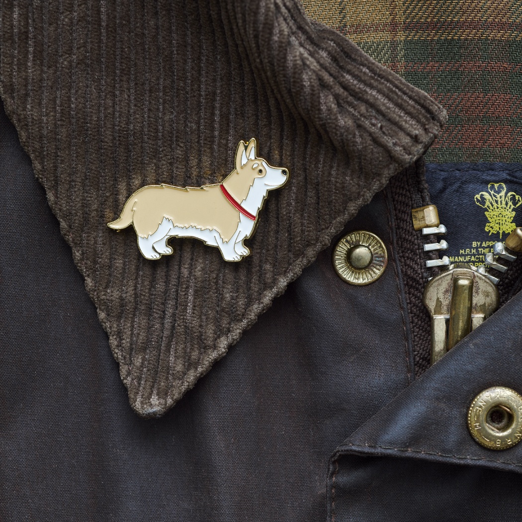 Corgi Christmas Dog Pin