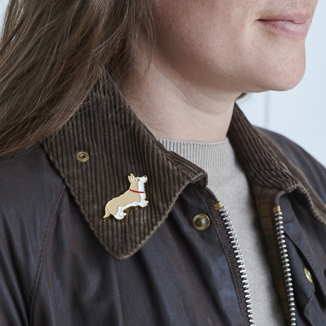 Corgi Christmas Dog Pin