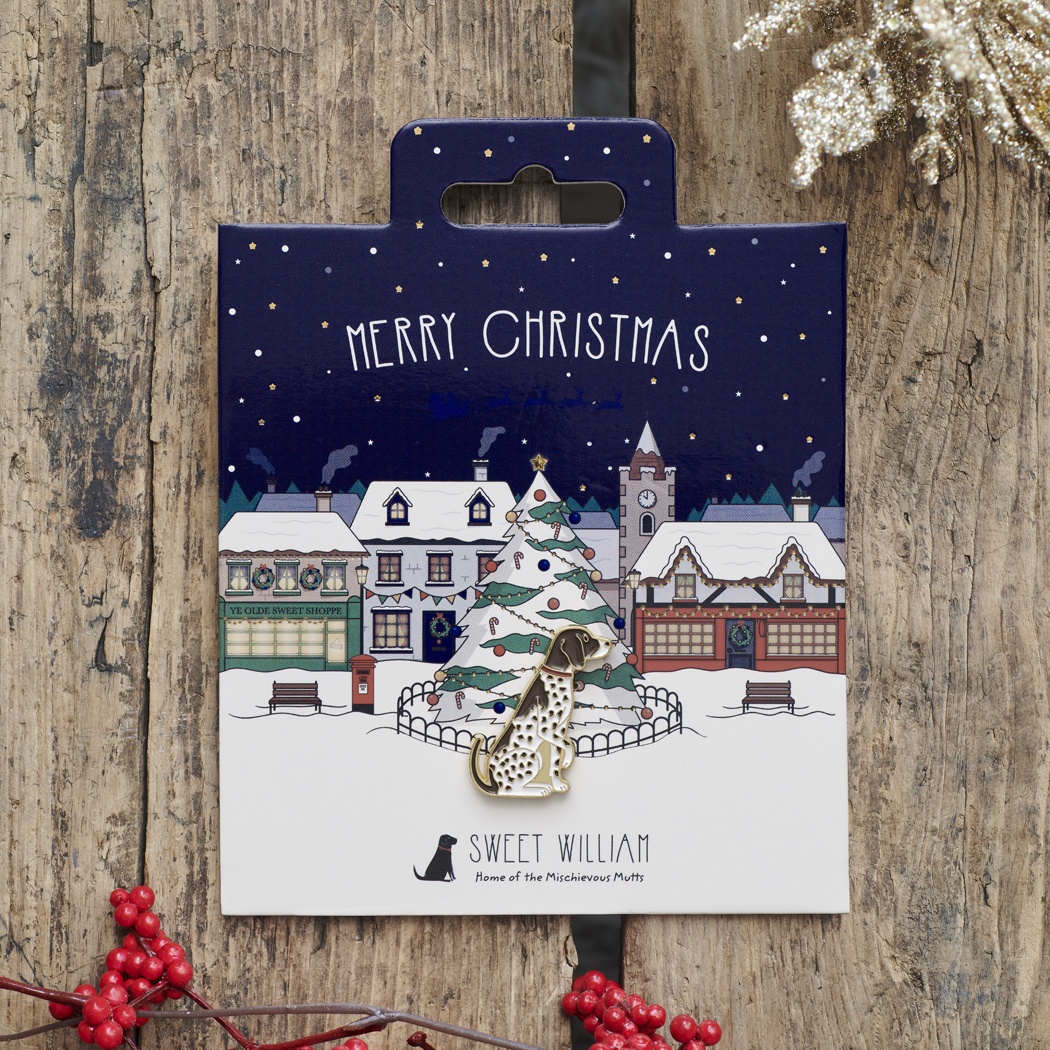 German Shorthaired Pointer Christmas Dog Pin