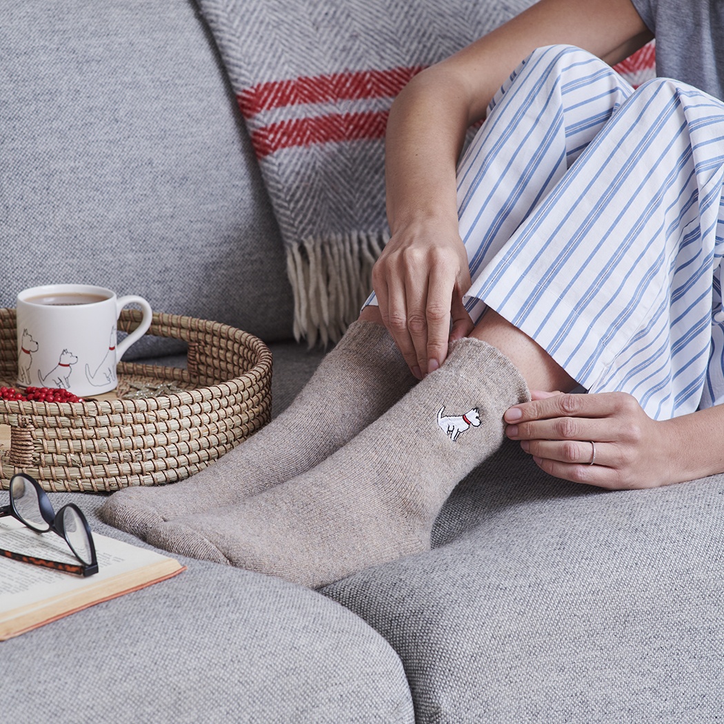WESTIE DOG WALKING SOCKS