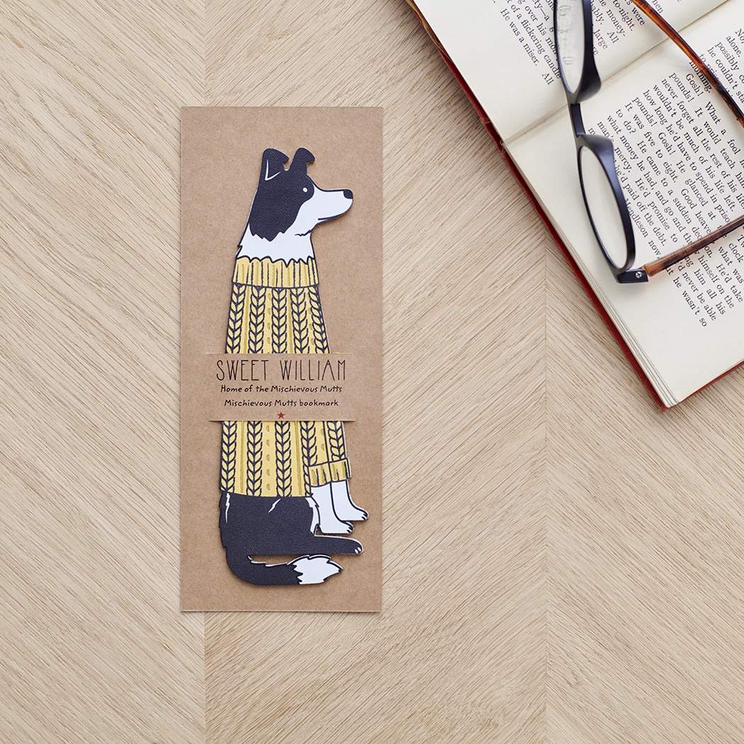 Border Collie bookmark