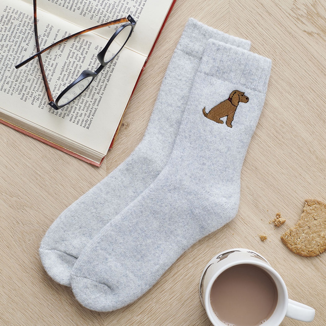 Cocker Spaniel (Golden) Dog Walking Socks