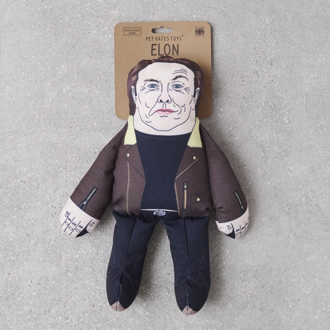 Elon Musk Parody Dog Toy Elon Musk Parody Dog Toy
