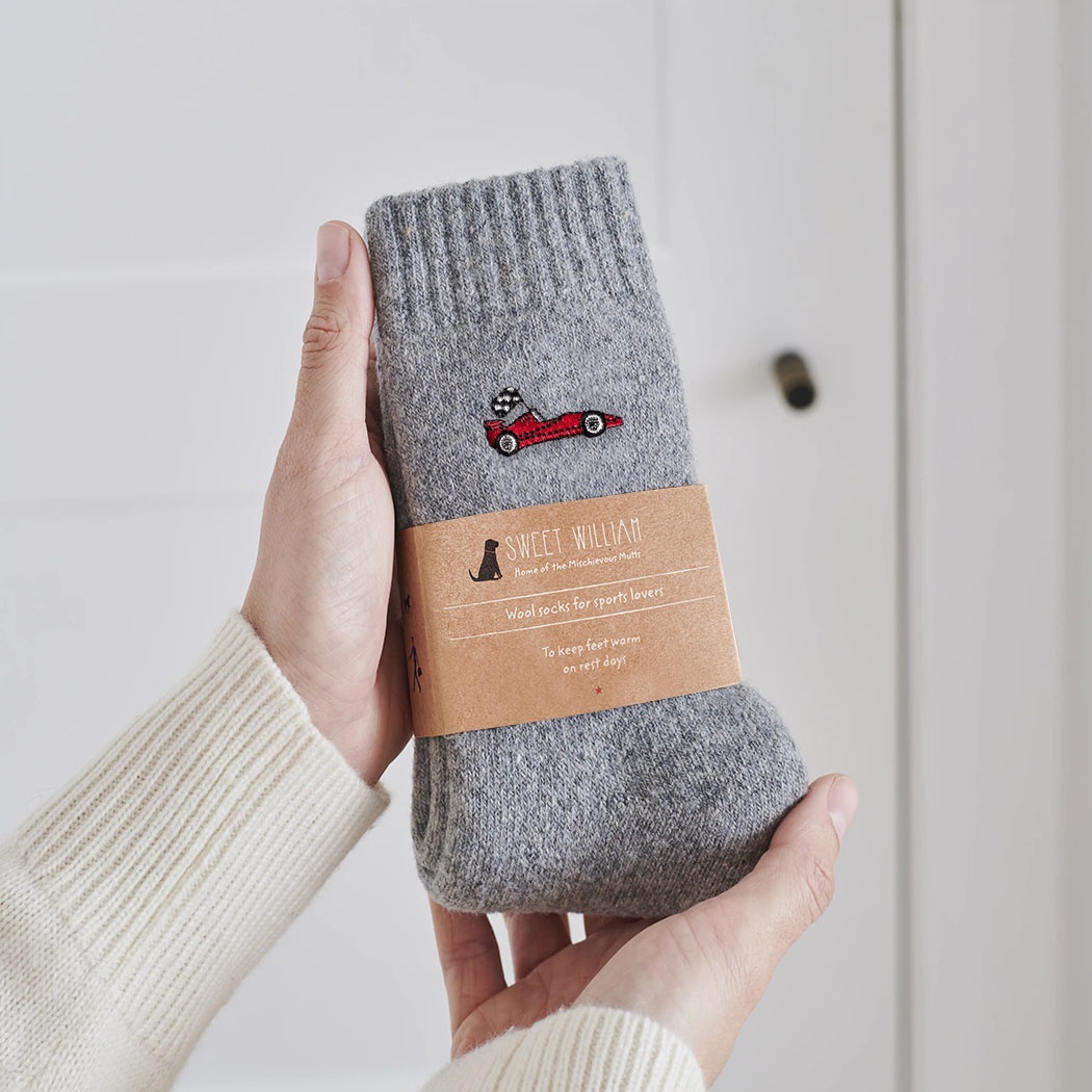 Motorsport Racing Car Wool Socks