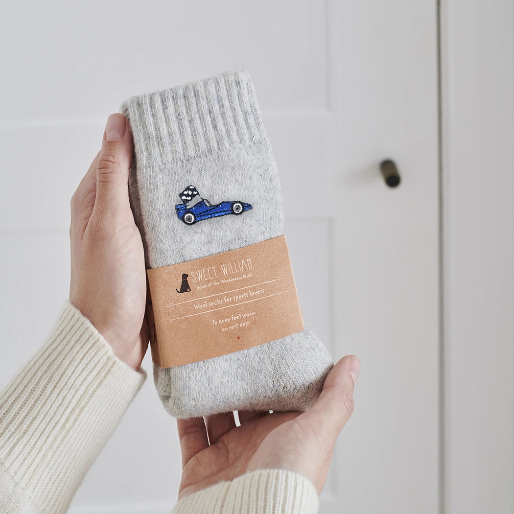 Motorsport Racing Car Wool Socks