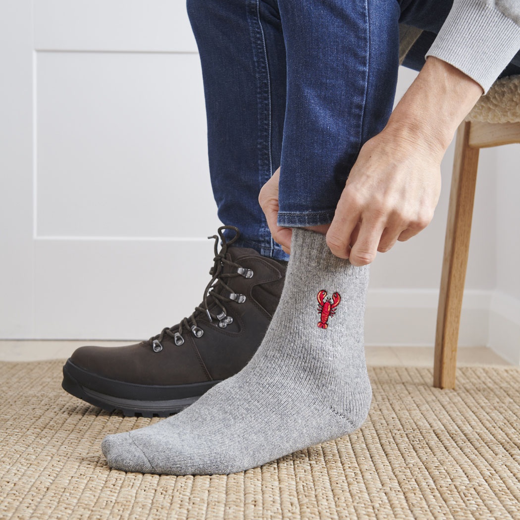 Lobster Wool Socks
