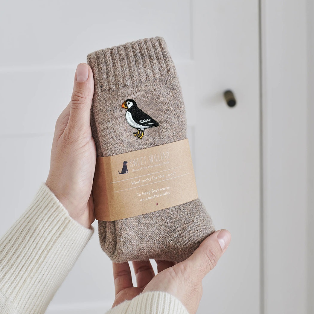 Puffin Wool Socks