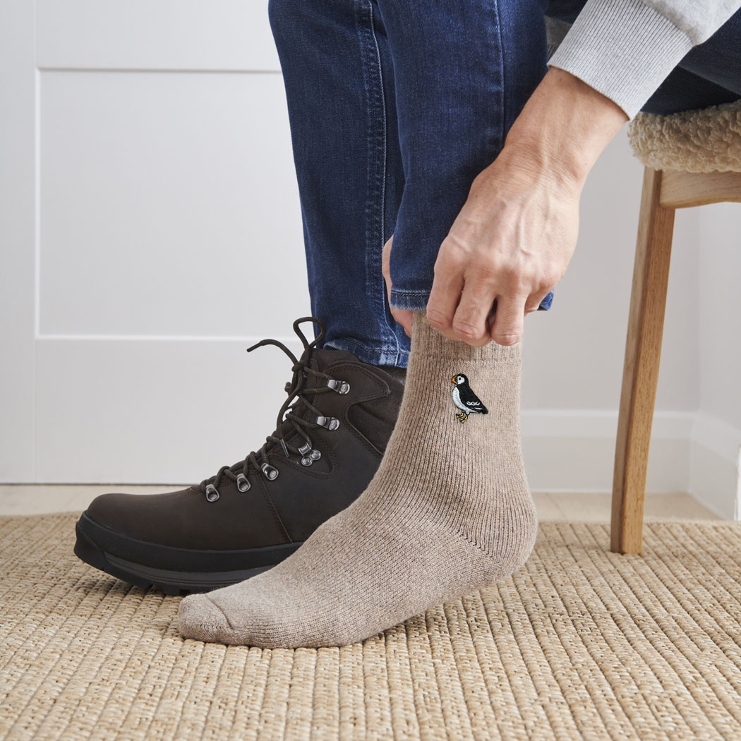 Puffin Wool Socks