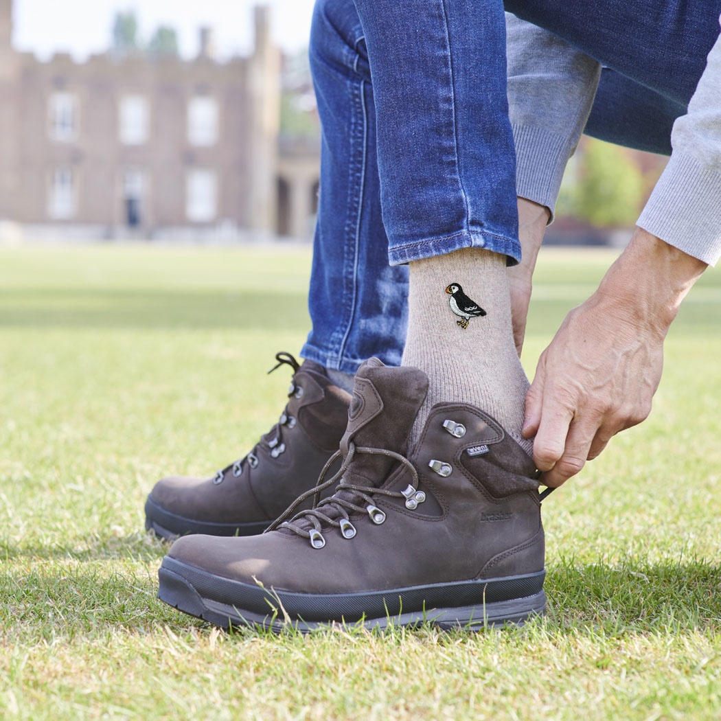 Puffin Wool Socks