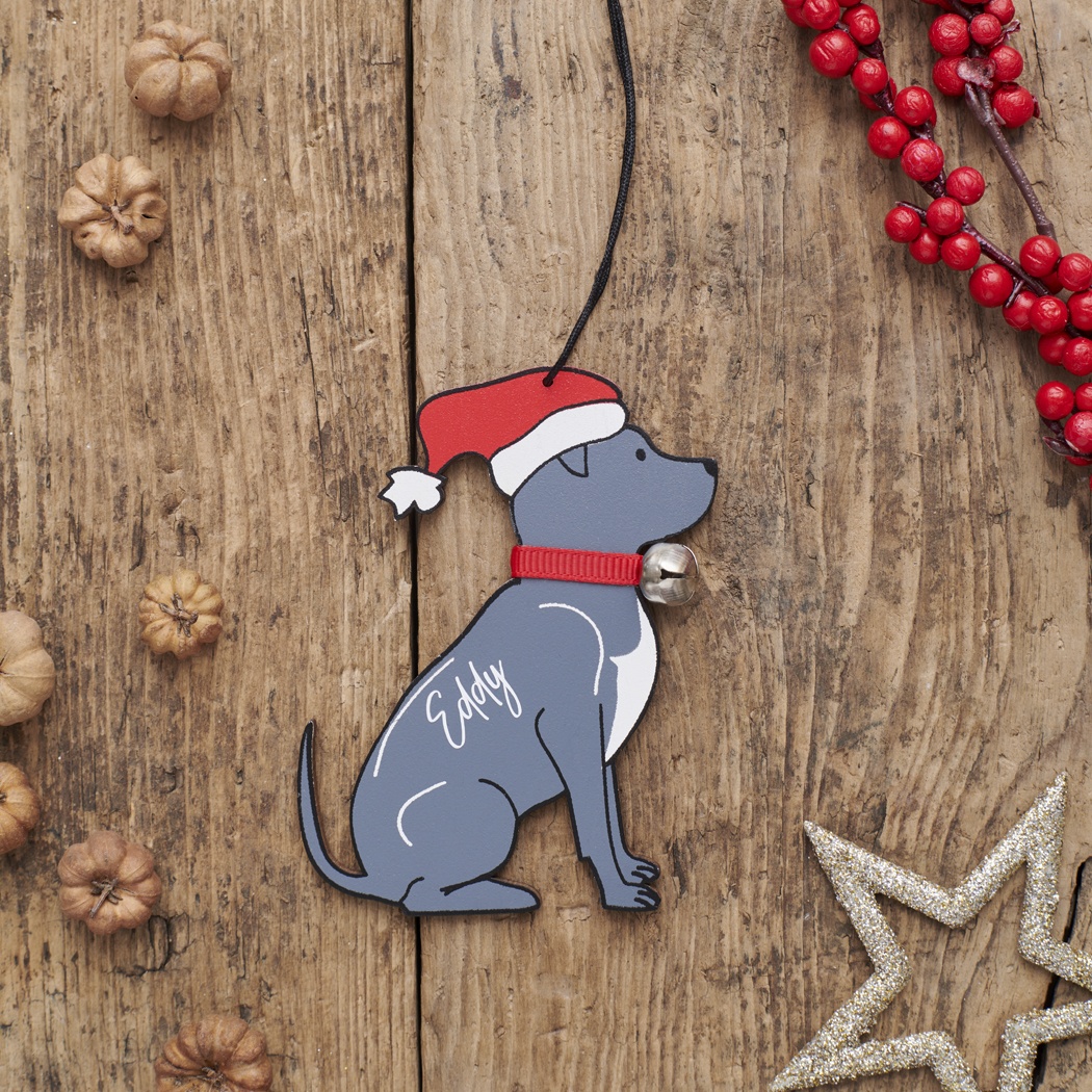 Staffie / Staffordshire Bull Terrier Christmas Tree Decoration