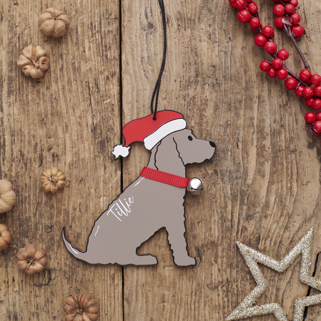 Cocker Spaniel (chocolate) Christmas Tree decoration