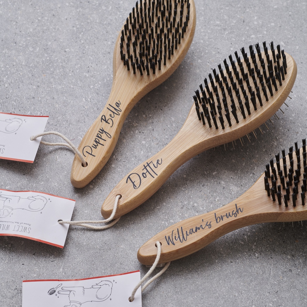 Bamboo double sided brush