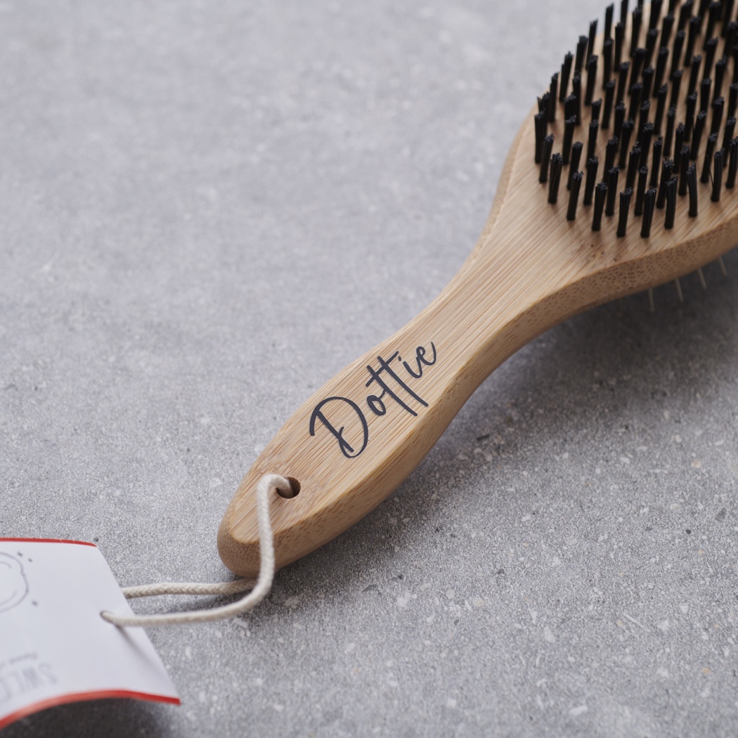 Bamboo double sided brush
